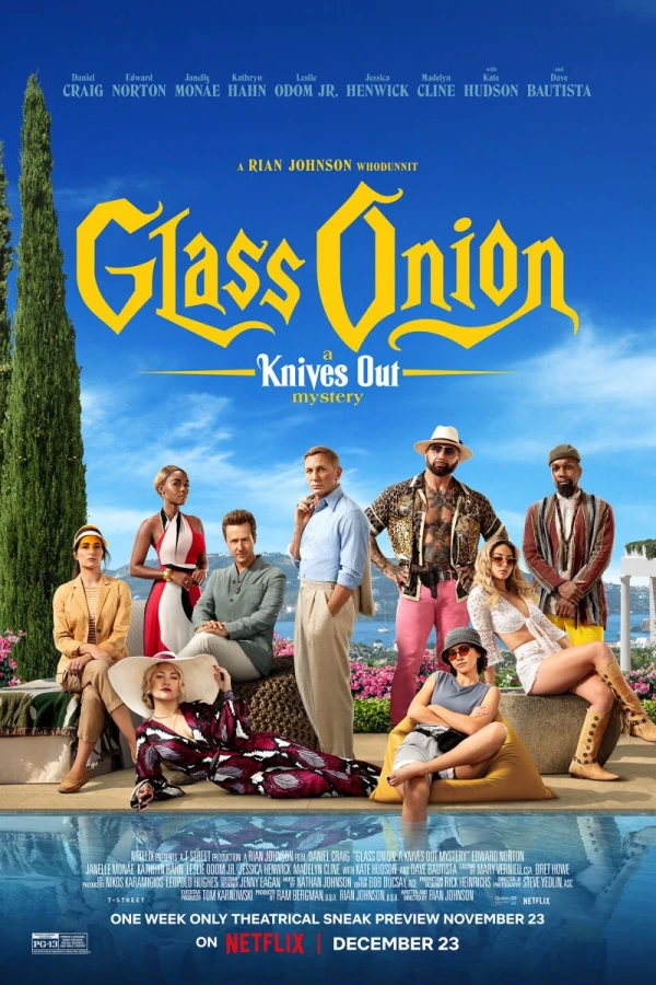 Glass Onion: une histoire à couteaux tirés Poster
